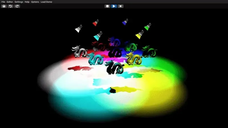 Deferred shading with multiple lights