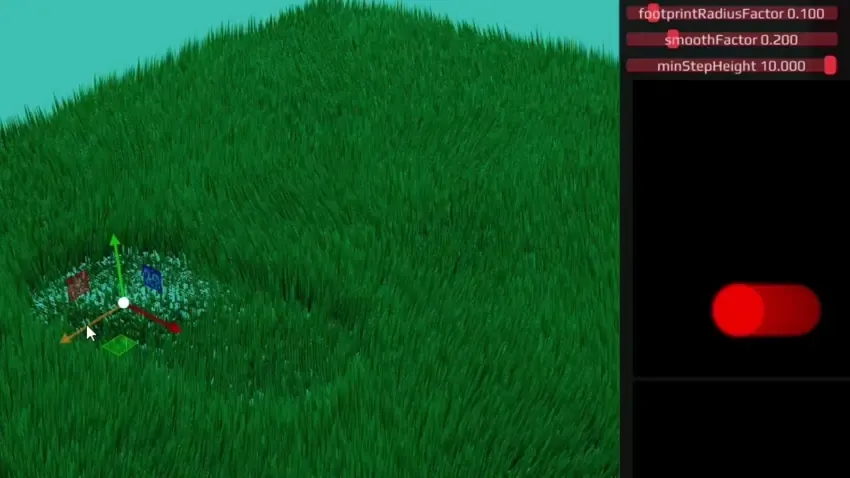 Grass compute shader showcase