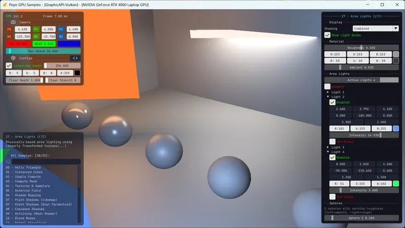 Area Lights with LTC