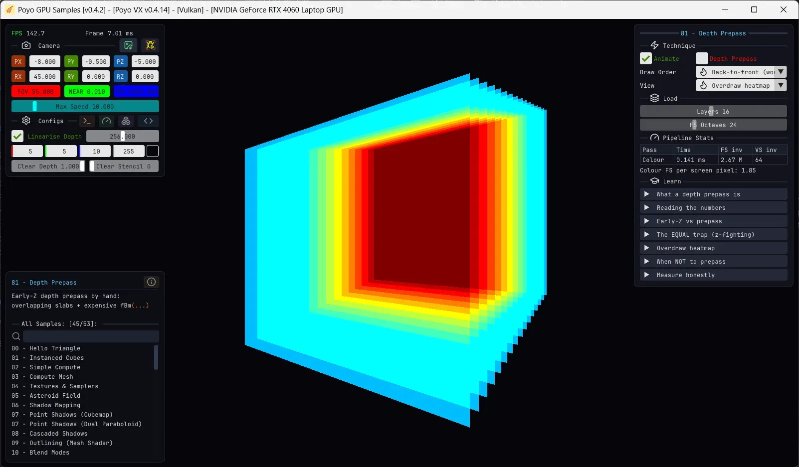 Depth Prepass early-Z overdraw elimination