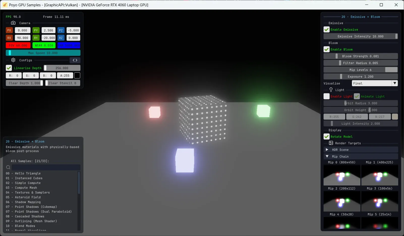 Emissive with PBR Bloom