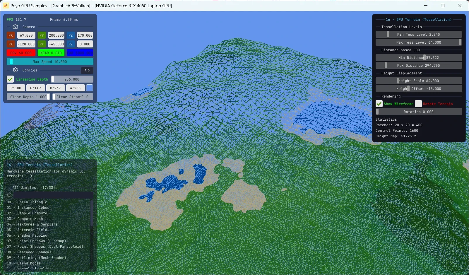 GPU Terrain with tessellation