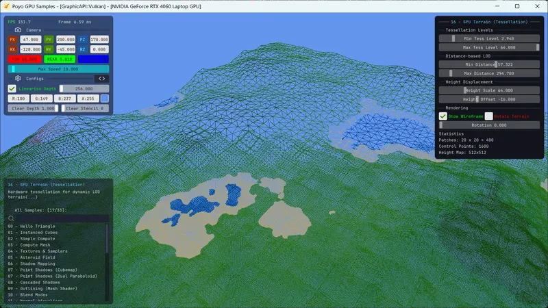 GPU Terrain with tessellation
