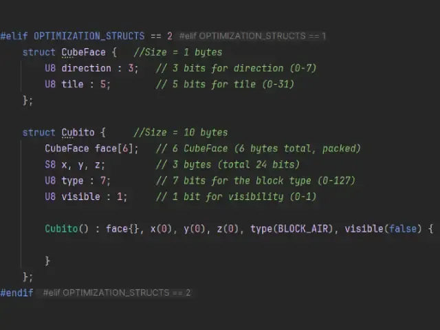 Structs Level 2 — further reduced sizes